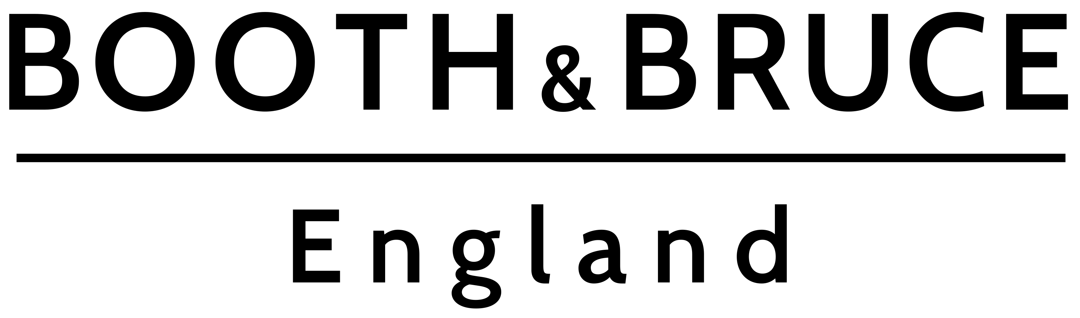 Booth&Bruce logo 29cm wide